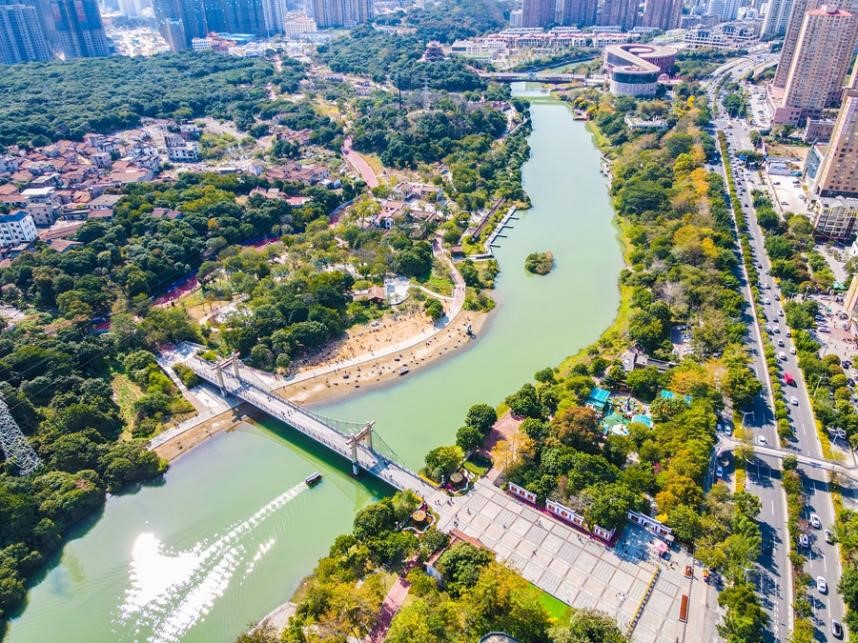 4A級(jí)旅游景區(qū)綬溪公園。莆田市城廂區(qū)文化體育和旅游局供圖