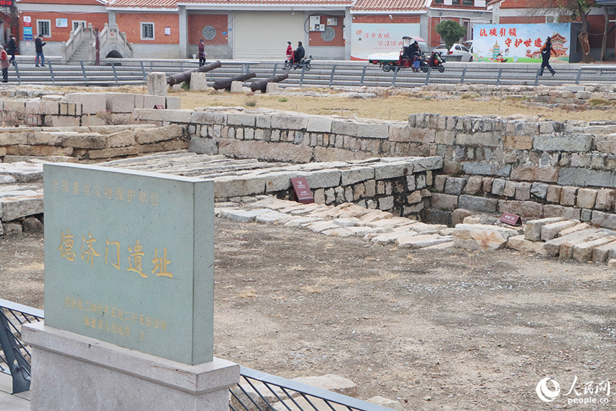 德濟(jì)門遺址。人民網(wǎng) 黃東儀攝