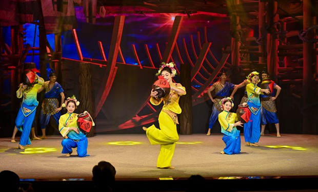 “何以中國·向海泉州”網(wǎng)絡(luò)主題活動現(xiàn)場的精彩表演