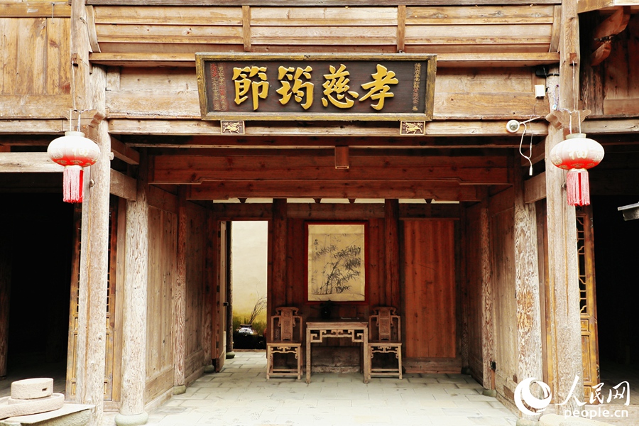薛府文化藝術(shù)中心以古村落為依托，助推鄉(xiāng)村振興。人民網(wǎng) 李唯一攝