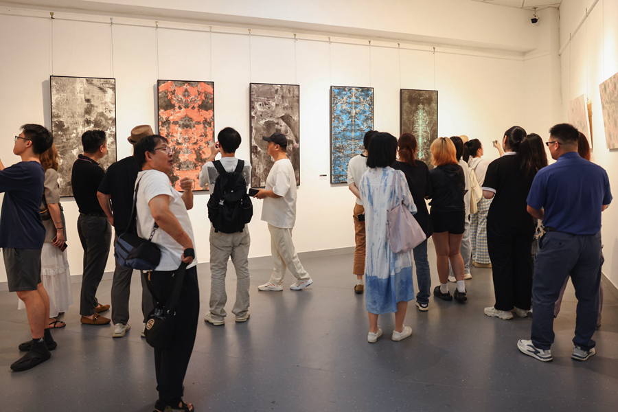 畫展現(xiàn)場。主辦方供圖