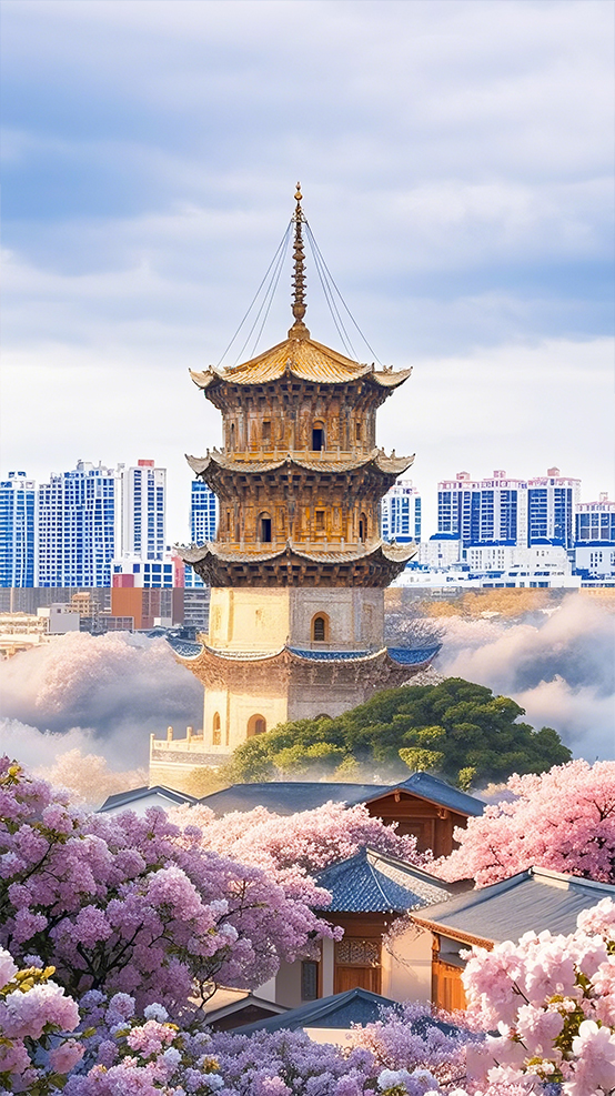 AI生圖·泉州西街（拼版圖片）