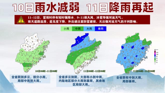 福建將迎來(lái)新一輪強(qiáng)降水伴強(qiáng)對(duì)流天氣。福建省氣象臺(tái)供圖