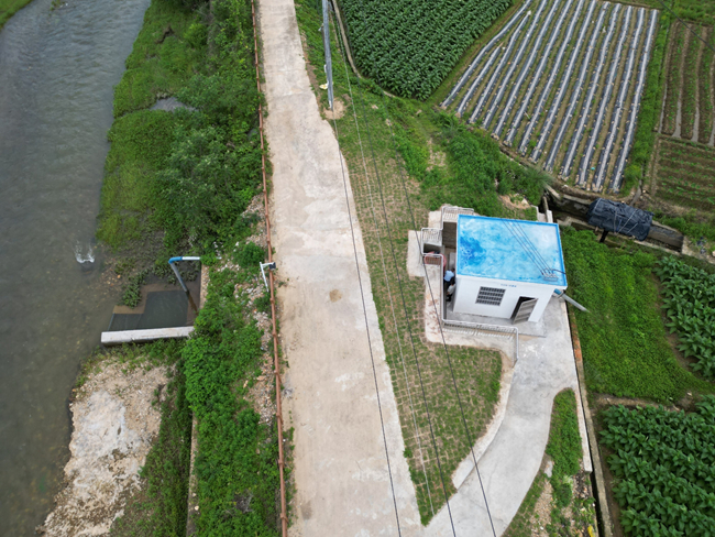 飲水灌溉項(xiàng)目。中建海峽供圖