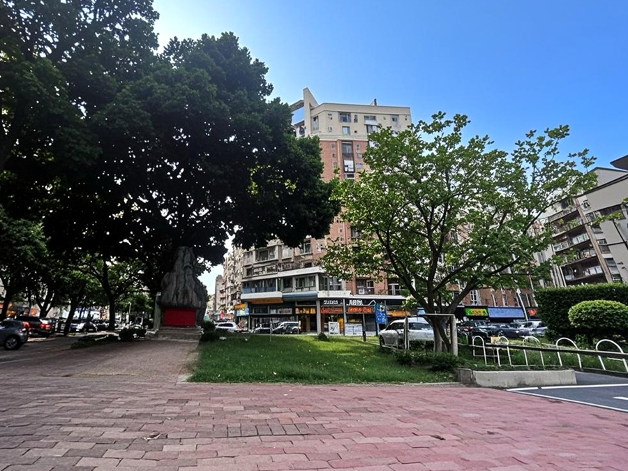 蒼園路北段榕樹節(jié)點(diǎn)“金厝邊”改造綠化。楊麗榮攝